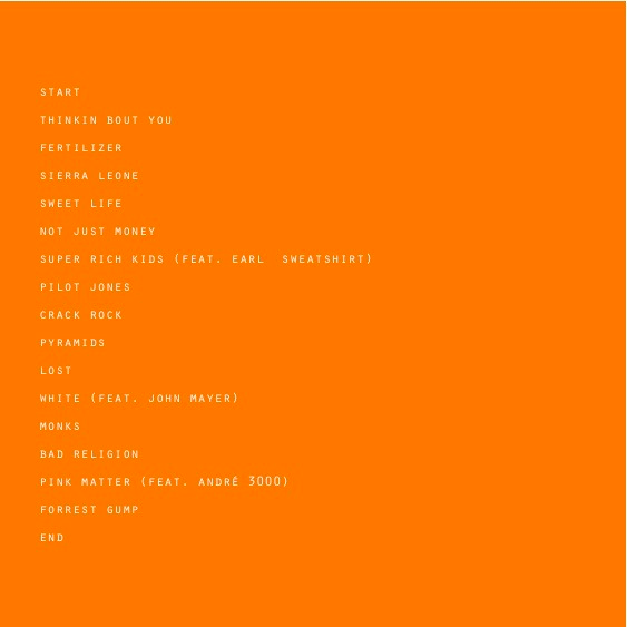 12 years ago today, Frank Ocean released his debut album, 'channel ORANGE'.