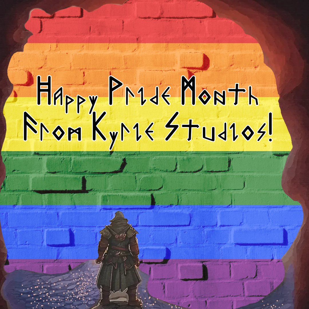 We at Kyrie Studios stand proudly with the LGBTQIA2S+ community and wish everyone a Happy Pride Month! 🌈