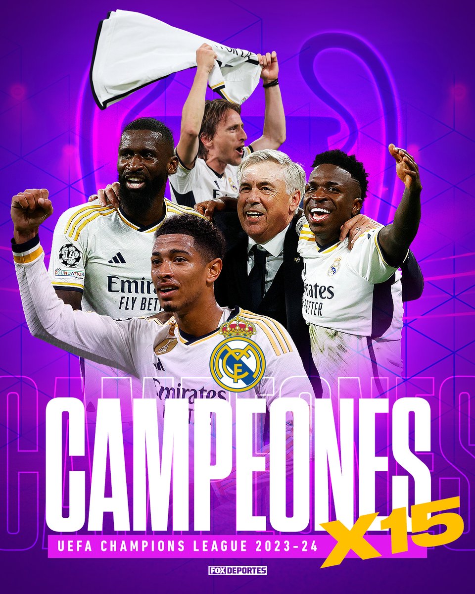 FOXDeportes's tweet photo. ¡REAL MADRID CAMPEÓN DE CHAMPIONS! 😍 https://t.co/ktdzFsbJHS