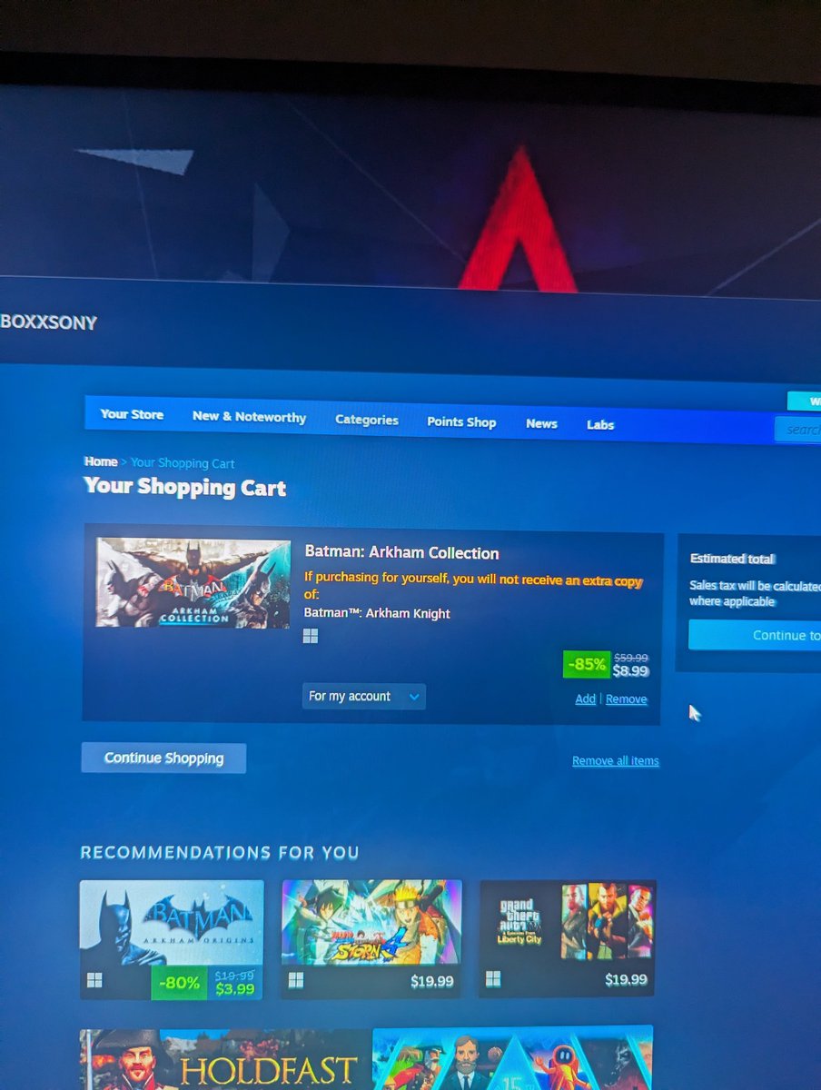 XbOxxSOny's tweet image. XbOxxSOny News - #461

Wassup Y'all Good Afternoon Today We Are Beating #BatmanArkhamKnight But I Was Looking At #Steam &amp;amp; The Whole Bundle For #BatmanArkhamCollection Only Worth $9 Even Tho I Have It Already On #Xbox But Way Better On Steam If I Buy It Fuck It ,It's Batman 🫰🏽🔥