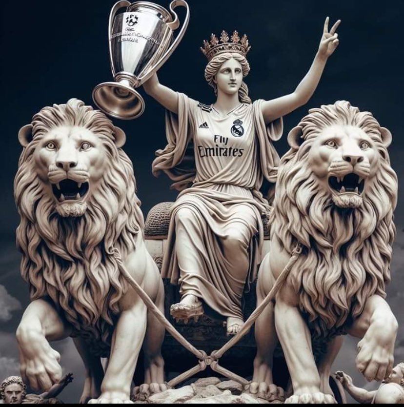 Y todos a la Cibeles a celebrar…. Q el Madrid es campeón