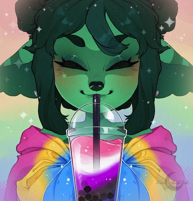  BOBA PRIDE ICONS   1 3 5 Flat Only open for one week Human &amp; Anthro welcome Add up to 4 different flag color customizations on one icon (out of 13 options) - if you need one that isn't listed, just let me know!• COMMENT `CLAIM' BELOW IF INTERESTED • 
