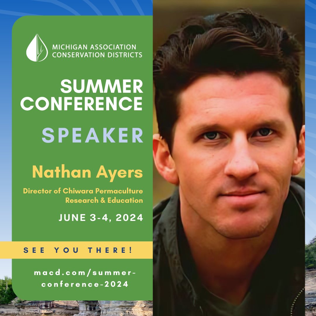 MI_Conservation's tweet photo. 📅 Get ready for the MACD Summer Conference! 🎤 We've got many Speakers for you! 🌱Agroforestry, Natural Resources, &amp; Regenerative Ag. 🌳 Or Silvopasture Systems, Conservation Planning, &amp; Grazing. 🌱🐄 Sessions + Speaker Bios in Whova to help you schedule https://t.co/LjrxwpH11V https://t.co/DOb3BWsP8f