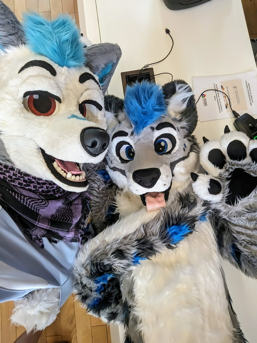 Caught a moment with <a href="/Mowen_x/">Mowen</a>  saving his energy for #wfw2024

<a href="/WarsawFurries/">Warsaw Furries</a>