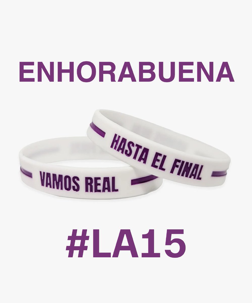 Enhorabuena por la 15! #HalaMadrid