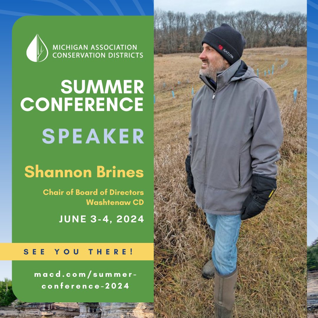 MI_Conservation's tweet photo. More of our great Speakers for MACD Summer Conference 2024! 🌲 https://t.co/DtyWWcm2tu