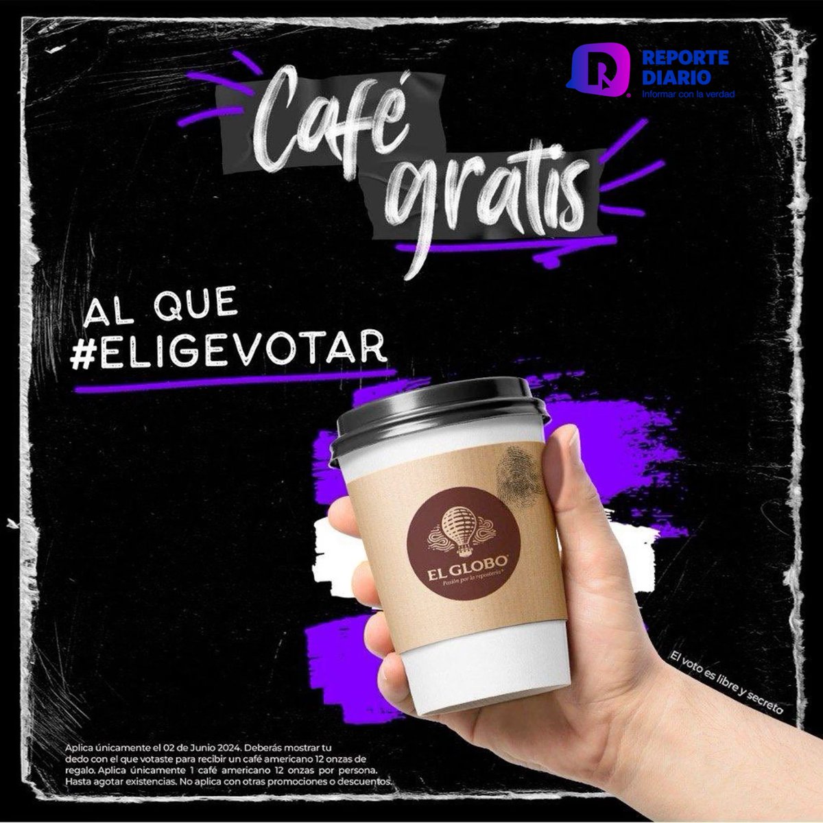 reportediariopv's tweet photo. ¿Cortesías y descuentos por votar?

Con la finalidad de promover el voto, distintos establecimiento participan en la campaña #EligeVotar y #MeVeo 

Leer nota: https://t.co/xiIIY4VVYj
Redacción: Sugey Cruz 
#MeVeo #EligeVotar #2deJunio #Cortesias #Promocion https://t.co/2puLQ65bso