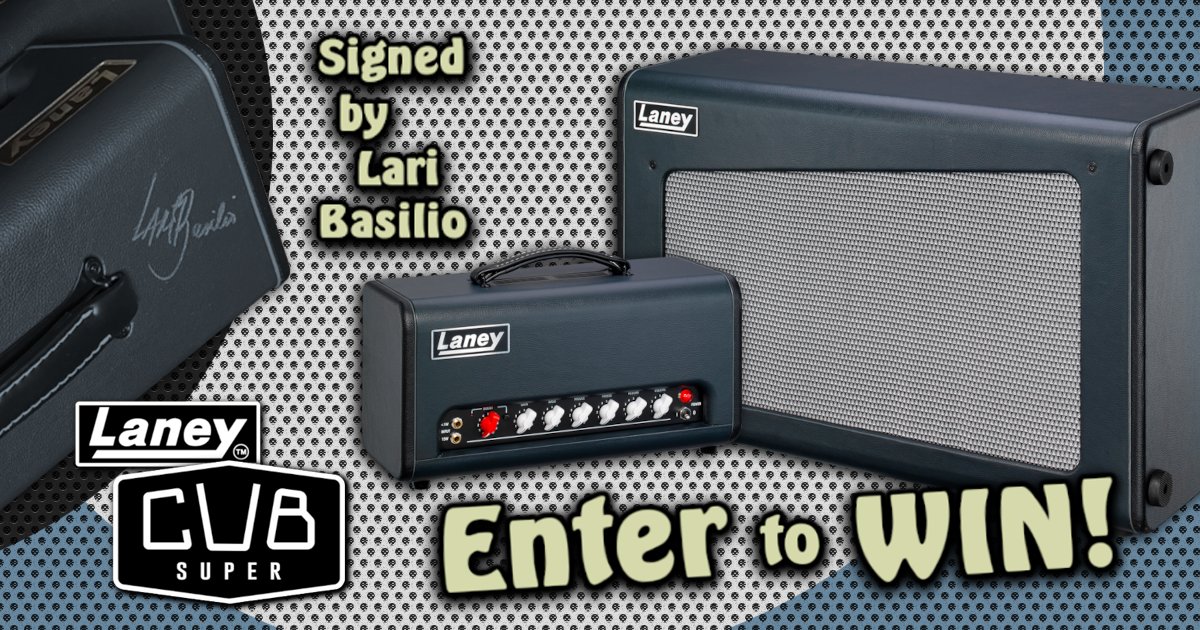 Don't miss your chance to Win this @LaneyAmp Super Cub Amplifier Head signed by virtuoso @LariBasilio. Paired with its matching 2x12 Cabinet, this #SuperCub offers incredible tones perfect for any guitarist! #AMSGiveaway #Giveaway #Laney

Enter here: brnw.ch/21wKlRx