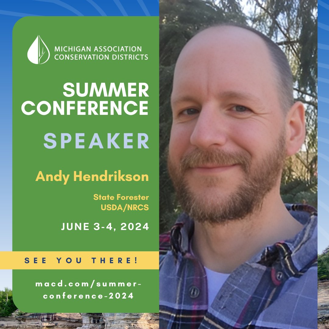 MI_Conservation's tweet photo. Rounding out the amazing group of Speakers for MACD Summer Conference 2024! 🌿 https://t.co/t55iRIE4o3
