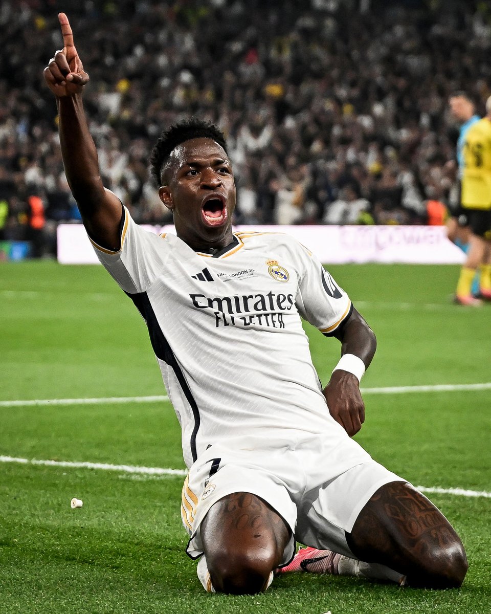 brfootball's tweet photo. 2022 UCL final: ⚽
2024 UCL final: ⚽

Vinicius Jr. loves the big stage 💥 https://t.co/XDQD9wry0g