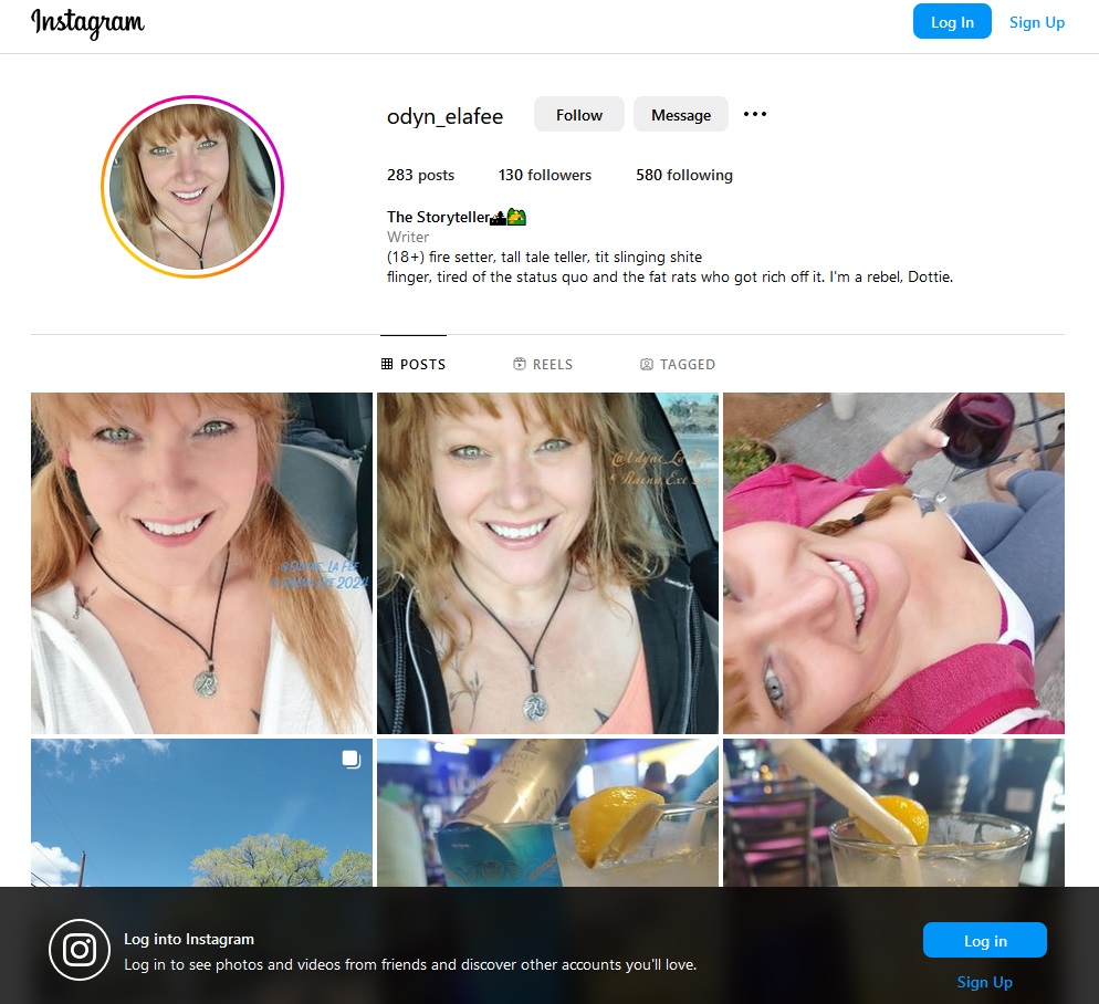 Heads up - I have a very active imposter reaching out to folks on Instagram for money and God knows what else.

Since I'm not on Instagram I can't even report it.

If you can, please help by reporting this person who is using mine and my family's photos to hurt people.

Hundreds