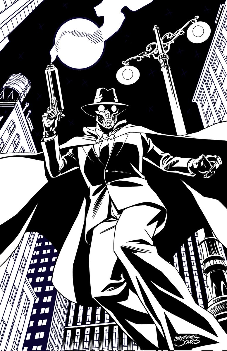 ChrisJonesArt's tweet photo. Another #GoldenAge #Sandman. #WesleyDodds #JusticeSociety https://t.co/YFPJv6vlxe