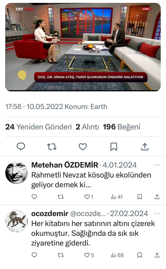 Bizde yalan yok ;) 12 Eylül öncesi komünizmle mücadele adı altında ülkücü harekete sızan gladyo yapılar. 12 Eylül sonrası MHP ile yolları ayırmış . FETÖ başlığında bir araya gelmişlerdir . Nevzat Köseoğlu ekibi bu ekoldür . Tıpkı Bursa da Sinan Ateşi yetiştiren abileri gibi …