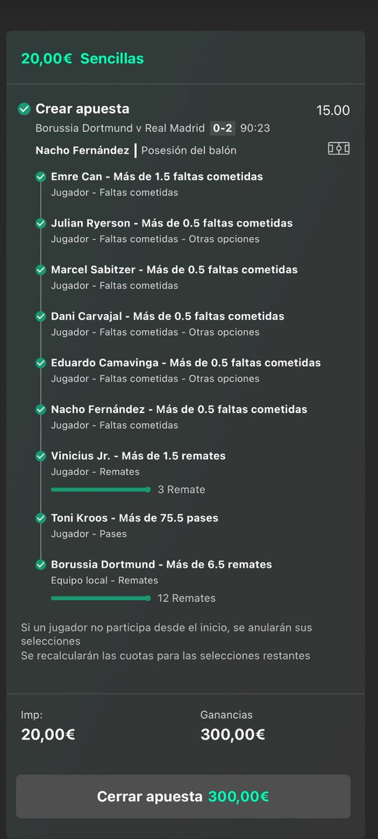 Cuota 15 para la final de la Champions League acertada en mi canal de telegram gratuito ✅ 

Llevamos muchísimas cuotas altas acertadas de este tipo!!! 💪🏽💪🏽💪🏽💪🏽💪🏽

QUE ESTO NO PARE!!!!!

⬇️⬇️⬇️⬇️⬇️

T.me/terceraapuestas