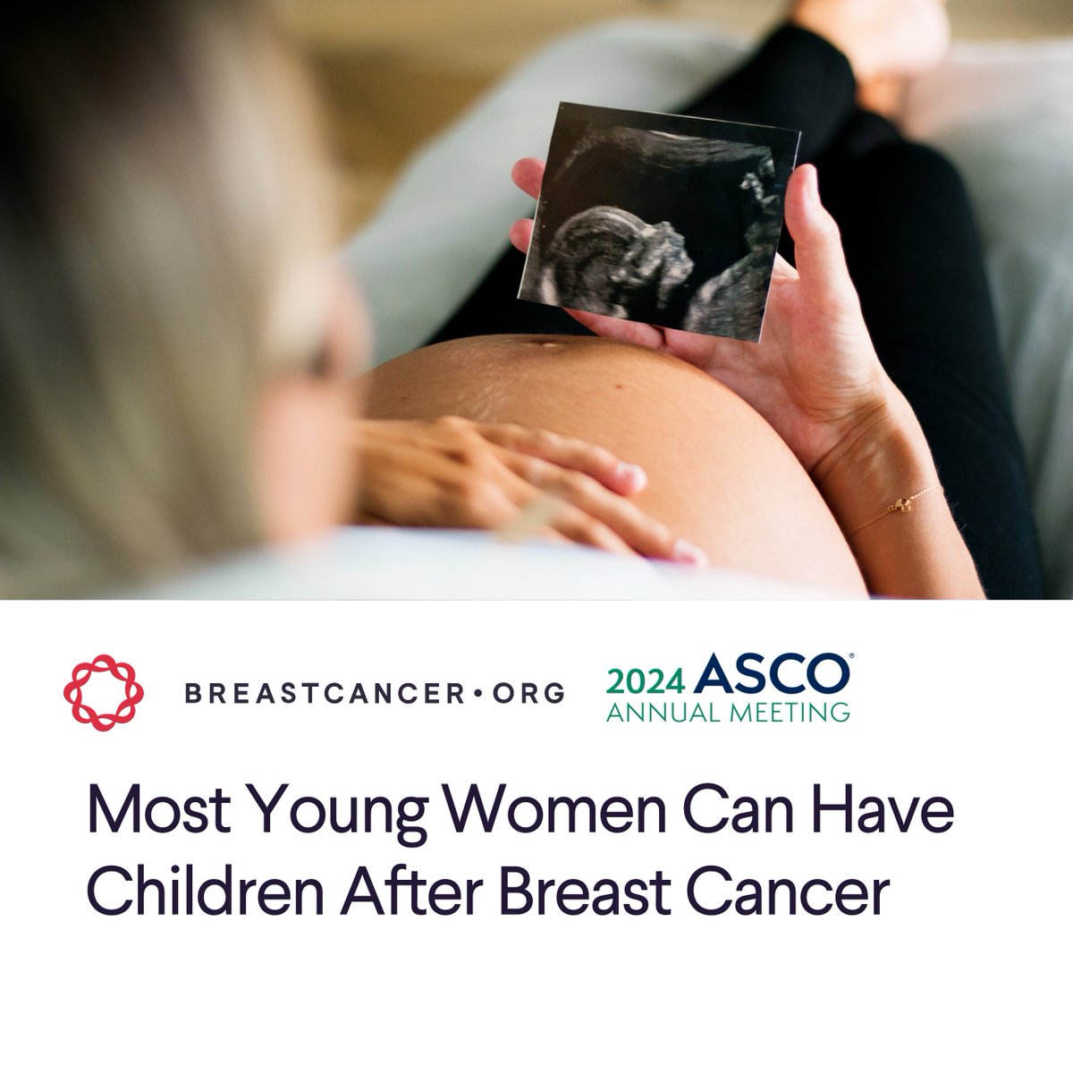 Most women who attempted to conceive following treatment for stage I to Ill breast cancer were able to become pregnant at least once and have a live birth, a new study presented at #ASCO24 shows. bit.ly/452v6NL 

#breastcancer #breastcancerresearch #breastcancersurvivor
