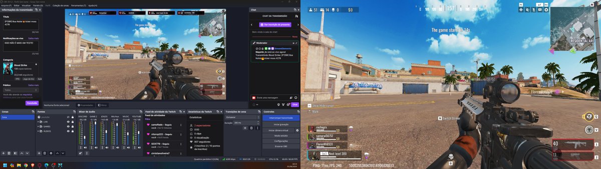 Slayerbr_tv's tweet photo. Live on! Segue lá 👉🏻https://t.co/ay0rYzlY7i #BloodStrikeBrasil #BloodStrikeGameplay #BloodStrikeTips #Gamer #Gaming #GamingCommunity #FPSGames #Gameplay #Gameplay #JogosDeTiro #GameStreamer #Streamer #twitch #twitchstreamer #twitchclips #twitchmoments #twtichbrasil https://t.co/mOitRaFeBE