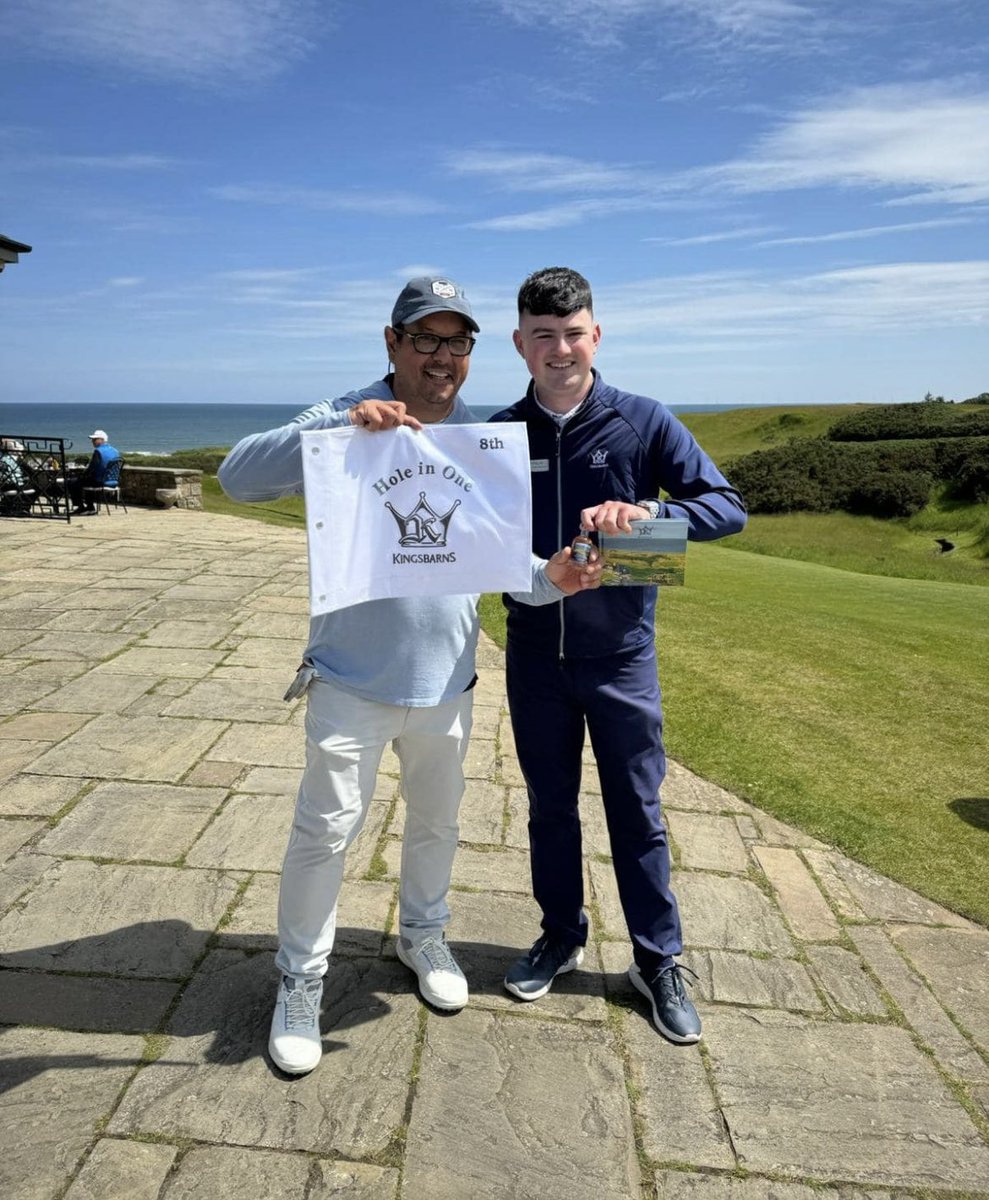 Crazy and awesome!

New Orleans chef and restaurateur Aaron Burgau (Patois, Central City BBQ, Las Cruces) is on a 50th birthday 🎂 golf trip in Scotland 🏴󠁧󠁢󠁳󠁣󠁴󠁿 and he’s hit two hole-in-ones in 4 days 😳🤯💪

13th hole at Jubilee course St. Andrew’s 

8th hole at Kingsbarns Golf