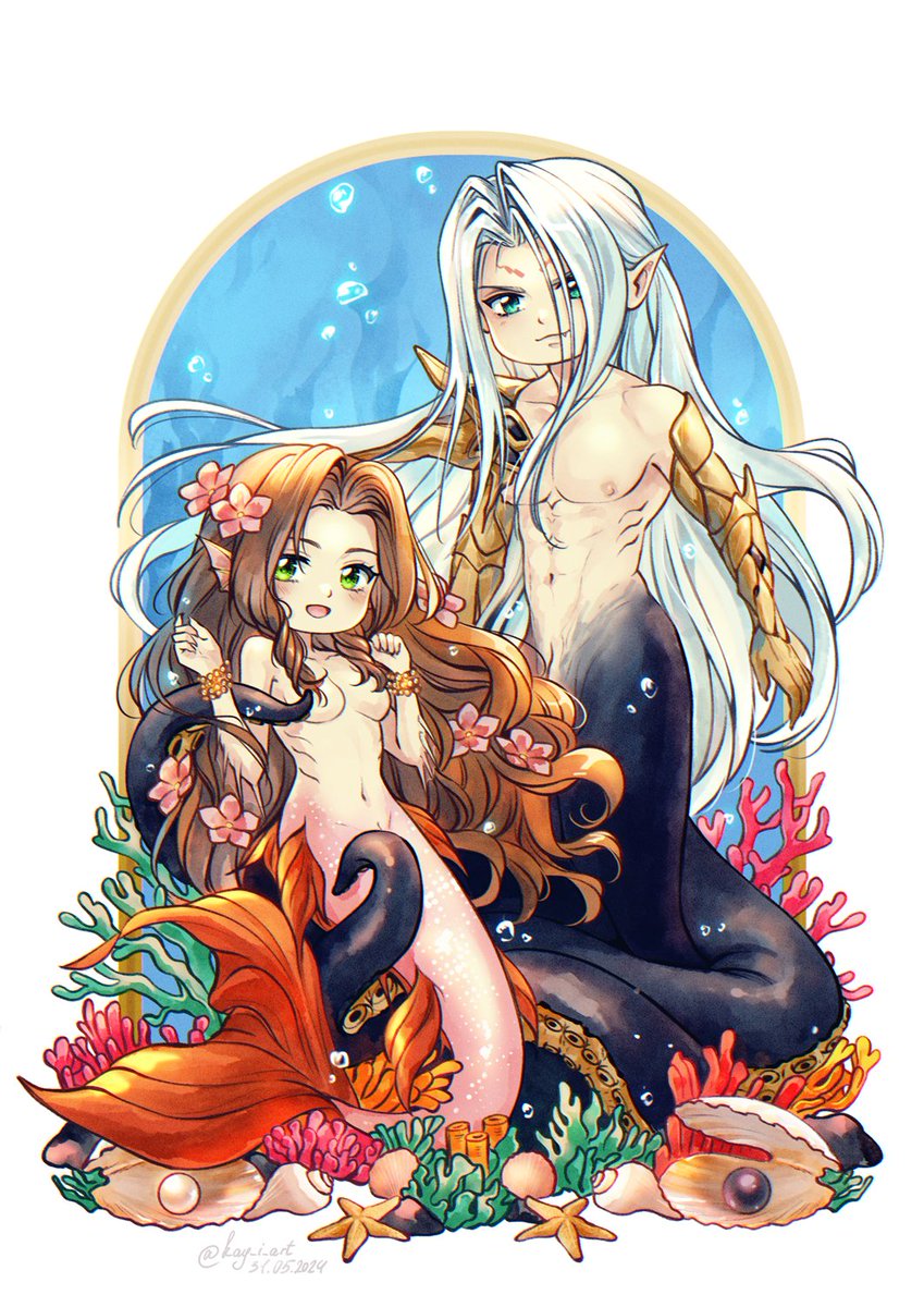 kay_i_art's tweet photo. late, but... #Mermay24 #aeriseph🧜♀️🐙 https://t.co/BeeHJIvcT1