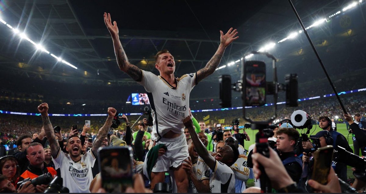 A última foto de uma das melhores carreiras do futebol.

Obrigado, Toni Kroos.