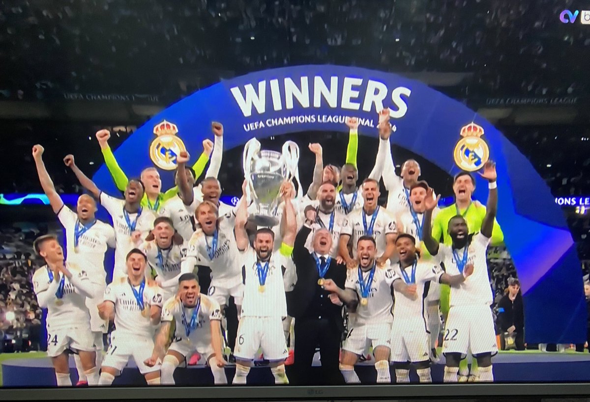 Congrats to Real Madrid on winning their 15th Champions League 🏆