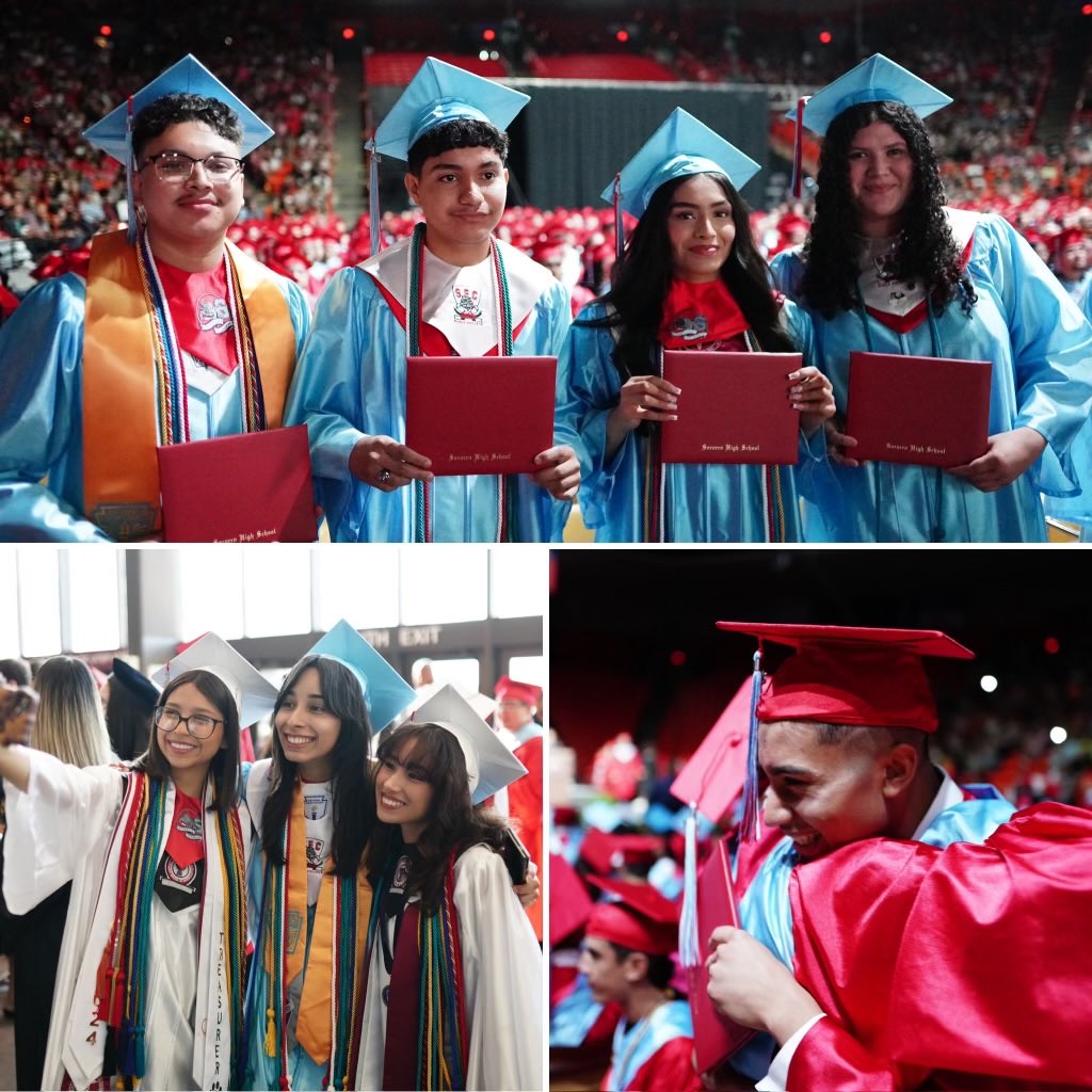 Jim Vasquez (@jim_vasquez20) on Twitter photo Incredible commencement ceremonies for the <a href="/Socorro_HS1/">Ignacio Estorga, Ed.D</a> Bulldogs and <a href="/Americas_HS/">Nancy Torres</a> Trailblazers!We are proud of your achievements and the confident individuals youβve become.
Congratulations, #TeamSISD2024 graduates. We wish you even more success! Incredible commencement ceremonies for the <a href="/Socorro_HS1/">Ignacio Estorga, Ed.D</a> Bulldogs and <a href="/Americas_HS/">Nancy Torres</a> Trailblazers!We are proud of your achievements and the confident individuals youβve become.
Congratulations, #TeamSISD2024 graduates. We wish you even more success!