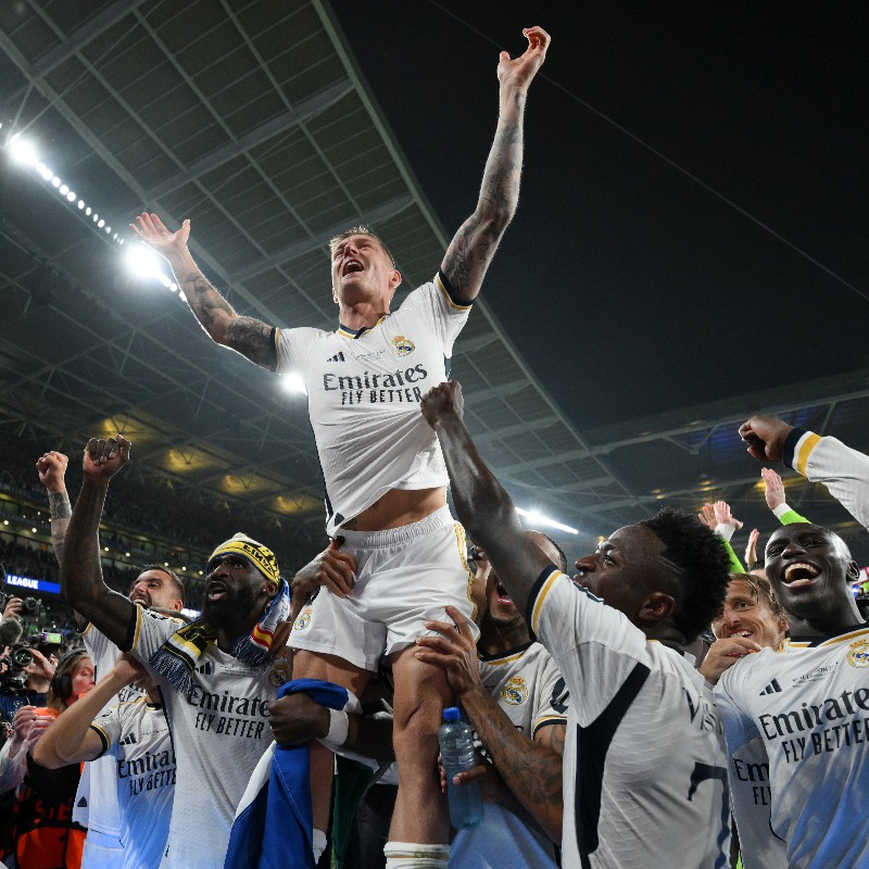 FIFAWorldCup's tweet photo. European Champions! 🏆

@RealMadrid confirm their place at the FIFA Intercontinental Cup. 👏