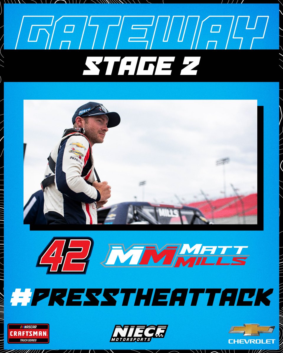 🟨 CAUTION LAP 70/160 🟨 Stage two wraps up at @WWTRaceway. P18. @mattmillsracing P25. @BayleyCurrey P26. @connormosack #PressTheAttack | #TeamChevy