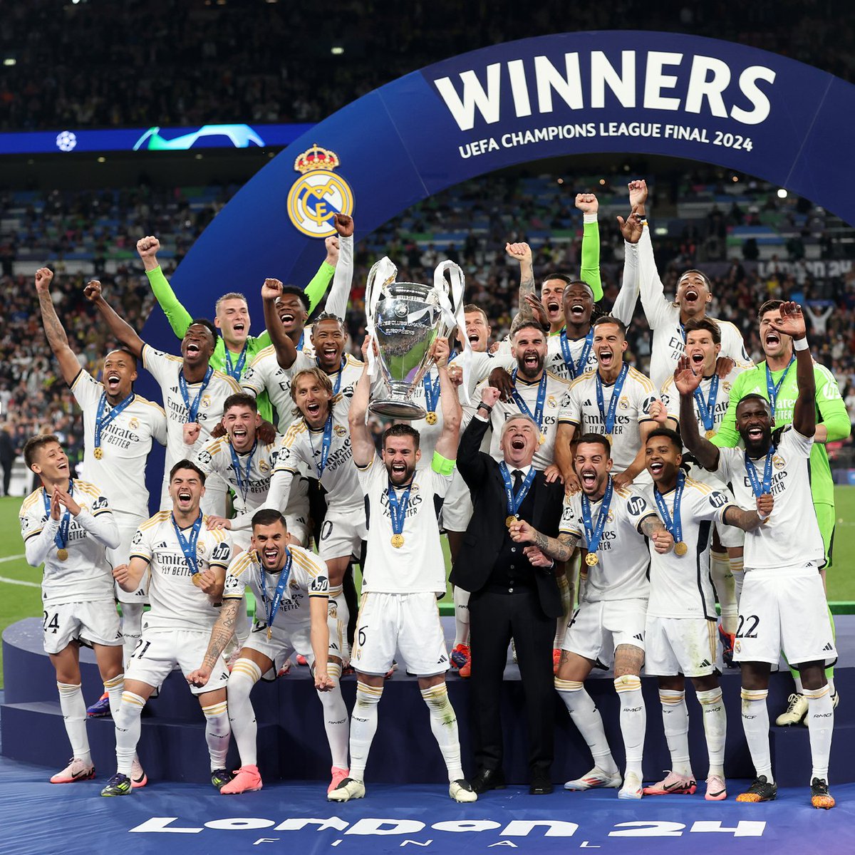 The 2023/24 champions 🏆

#UCLfinal