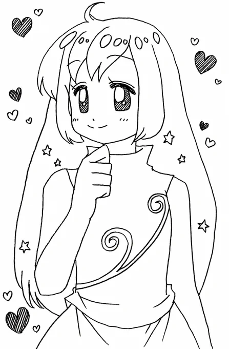 #お絵描き #落書き 