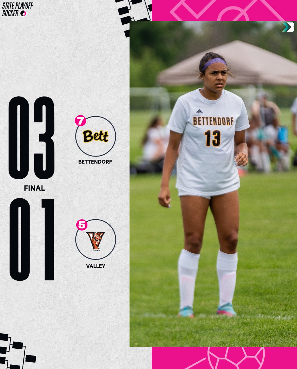 🏆𝐒𝐓𝐀𝐓𝐄 𝐂𝐇𝐀𝐌𝐏𝐈𝐎𝐍𝐒🏆

BETTENDORF DEFEATS VALLEY TO BECOME 3A GIRLS STATE CHAMPIONS 🔥