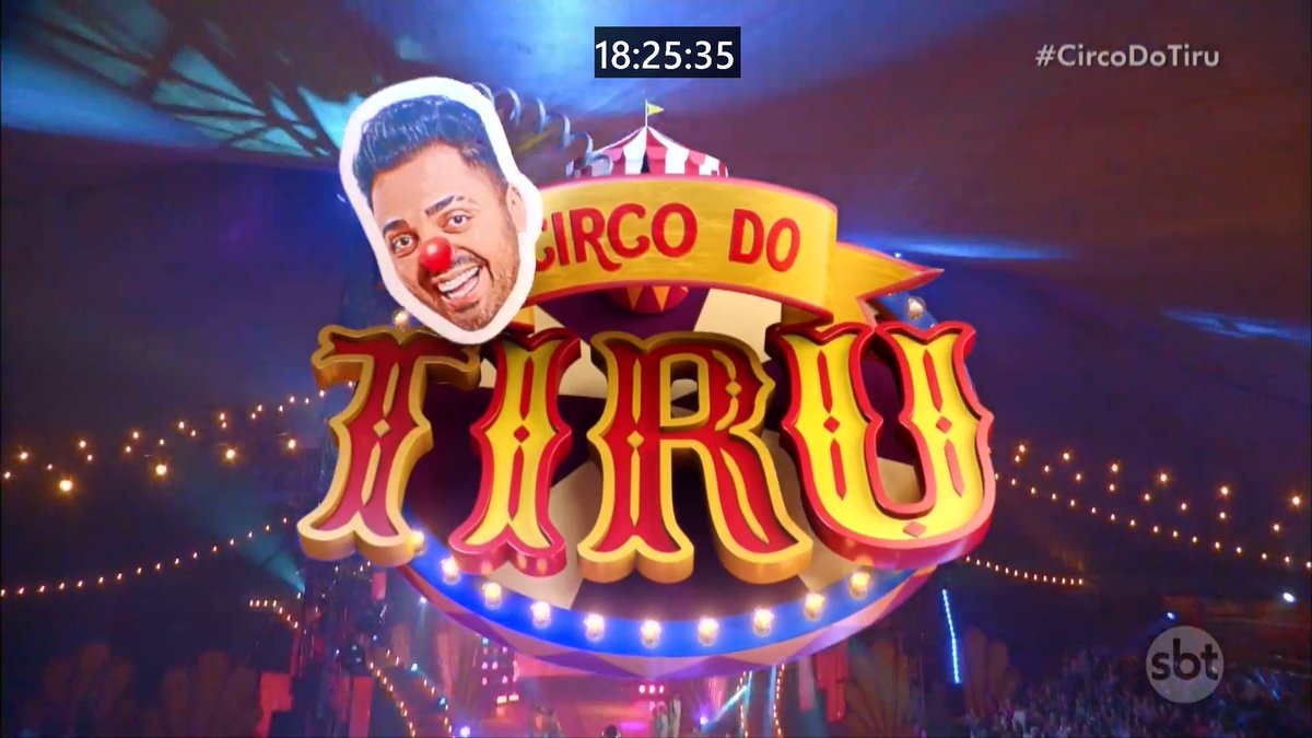 Termina a jornada esportiva no SBT 
 #ChampionsNoSBT > #CircoDoTiru