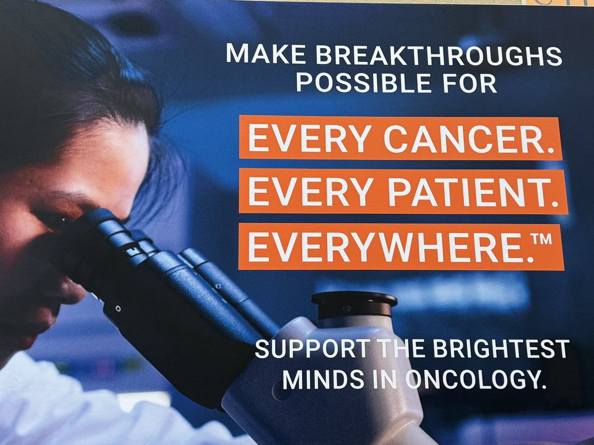 Huge amount of exiting new data at #ASCO24 I have got to love the mantra of the <a href="/ASCO/">ASCO</a> Foundation as that is what we strive for <a href="/VCCCAlliance/">VCCC Alliance</a> -  “Every Patient”