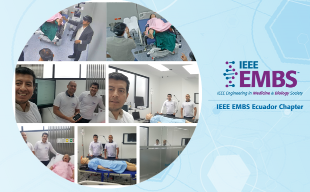 EMBS_EC's tweet photo. ¡Evento Exitoso! 🎉 La Visita Técnica EMBS a SIMUEES permitió a los profesionales recrear escenarios simulados para el aprendizaje de la Ingeniería Biomédica. Invitamos a suscriptores de EMBS a visitar SIMUEES y vivir esta experiencia hiperrealista. #EMBSEcuador #SimulaciónMédica https://t.co/MtKD45AqRA
