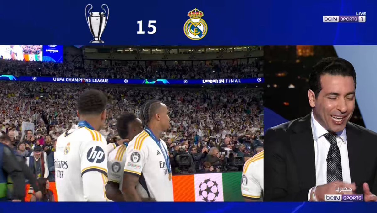 Copa_Lal's tweet photo. 🚨محمد ابو تريكه ( مُحلل beIN ) : بعض لاعبين ريال مدريد لديهم (6) ألقاب دوري أبطال أكثر من بعض أندية كبيرة في العالم https://t.co/8uEuQCPkcY
