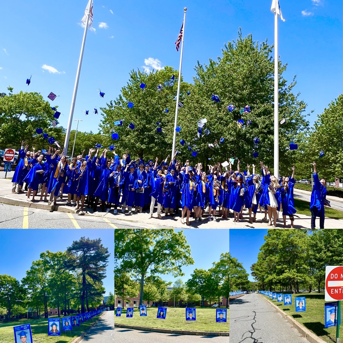 Today’s graduation for #Mashpee’s Class of 2024 was excellent!  TY to everyone who attended the ceremony. Your presence reinforced for each graduate how much they mean to us.  We wish each member of the Class of 24 the very best. It’s great to get in Mashpee because of them.  💙