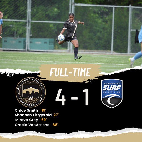 BelAthleticFC's tweet image. The BAFC Women’s inaugural match ended in a 4-1 win! A great showing from the Athletic ladies who looked sharp in their new kits.