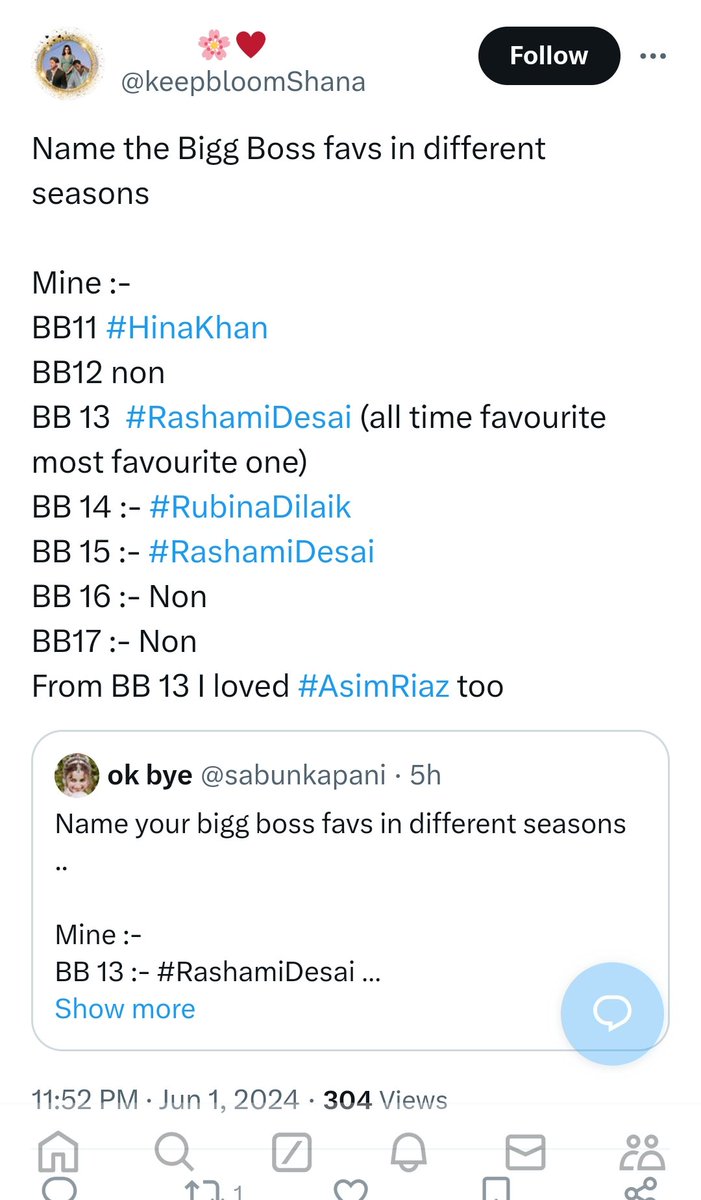 RAFIDraGe12's tweet photo. This is that #umrash fanpage that used to forcefully ship her #rashamidesai with #umarriaz for no reason even though she now openly saying she never supported umar. Tells everything about that pr driven shipping of rashami desai be it sidra  rashvin etc . Fans are more despo https://t.co/FrxfXwWQpy