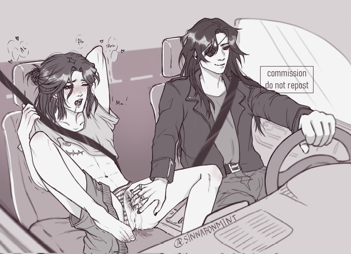 nsfw || trans xie lian 
hualian car shenanigans :))
commission for <a href="/xliansimp/">May</a> 💕
#tgcf #hualian