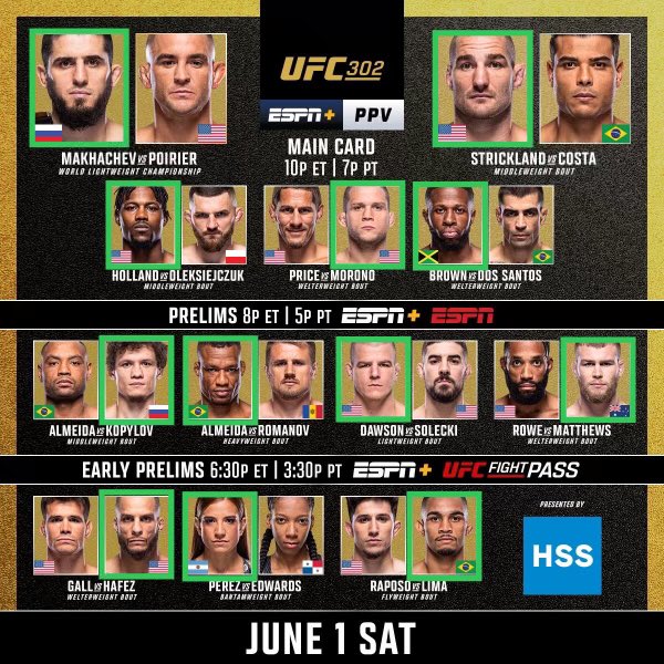 goodguyeddyd's tweet photo. Picks! #UFC302 https://t.co/G0Fk3ZpejZ