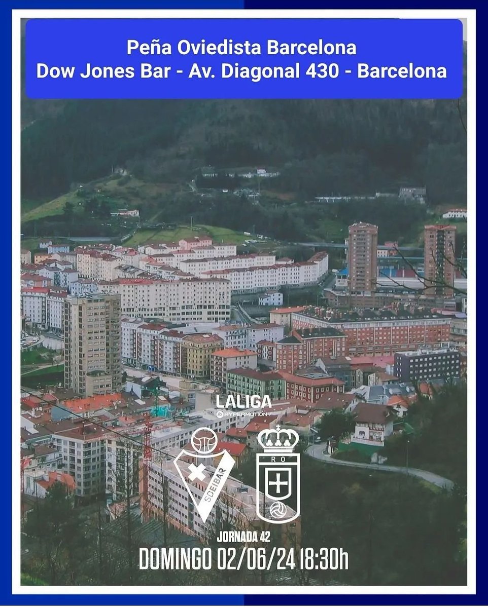 P_Oviedista_Bcn's tweet image. Sin ninguna duda mañana tenemos el partido más importante de los últimos años. ¿En serio te lo vas a perder? Todos a una mañana domingo a partir de las 18:00 en el Dow Jones Bar de Avenida Diagonal 430. ⚽🔵⚪ @RealOviedo #1final