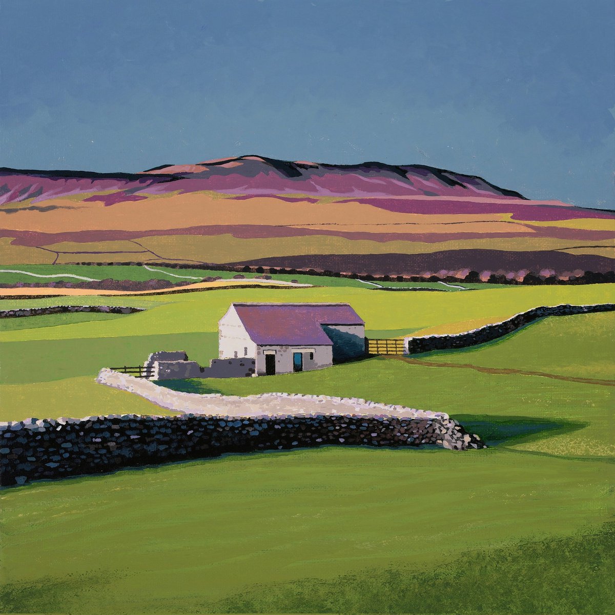 Whernside Yorkshire Acrylic painting 
Prints available here 
slscott.co.uk/shop/p/whernsi…
#Yorkshire #yorkshireart #landscapeart #contemporaryart #fineart