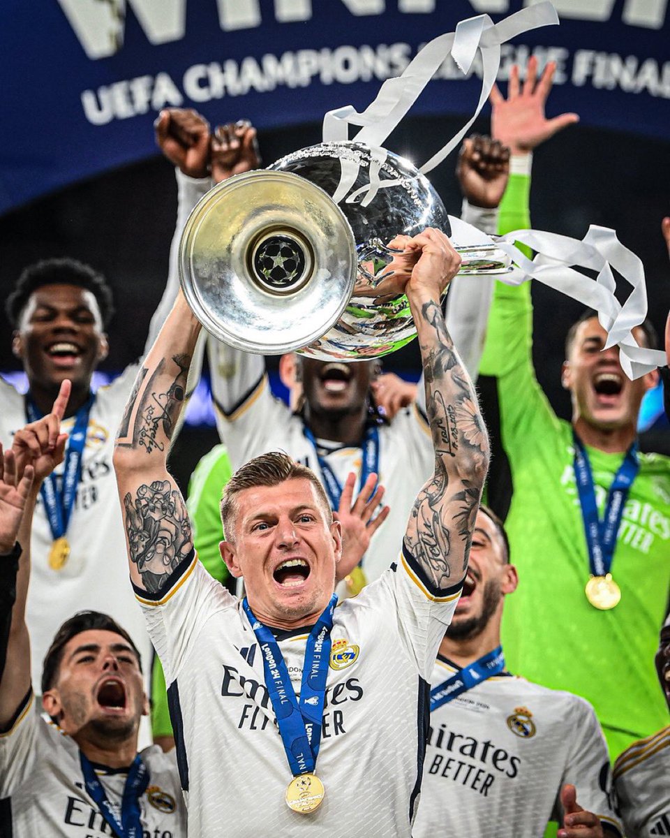 Farazsayed04's tweet photo. Farewell Legend @ToniKroos  8♾️ https://t.co/PAlwFBTEaX