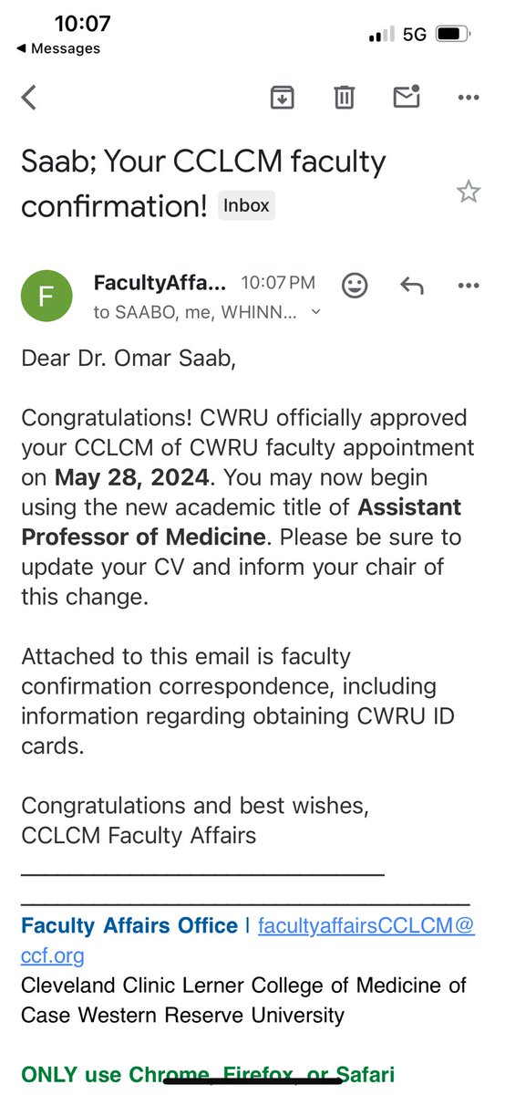 Omar Saab, MD (@omaralqaisy10) on Twitter photo Final approval: Assistant Professor of Medicine at Case Western Reserve University- Cleveland Clinic Lerner College of Medicine.
<a href="/CWRUSOM/">CWRU School of Medicine</a>
<a href="/ClevelandClinic/">Cleveland Clinic</a>
<a href="/DDWMeeting/">Digestive Disease Week</a>
<a href="/AASLDFoundation/">AASLD Foundation</a>
<a href="/AmCollegeGastro/">ACG</a> Final approval: Assistant Professor of Medicine at Case Western Reserve University- Cleveland Clinic Lerner College of Medicine.
<a href="/CWRUSOM/">CWRU School of Medicine</a>
<a href="/ClevelandClinic/">Cleveland Clinic</a>
<a href="/DDWMeeting/">Digestive Disease Week</a>
<a href="/AASLDFoundation/">AASLD Foundation</a>
<a href="/AmCollegeGastro/">ACG</a>