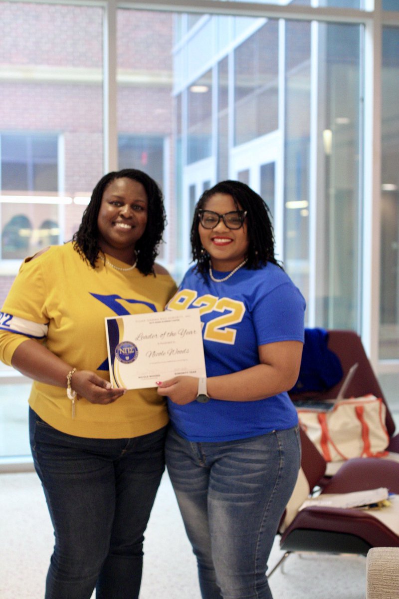 SGRhoDenton's tweet photo. Today we recognized Sorors for all the hard work that they have done over the last year. These women have stepped up &amp; lead Nu Pi Sigma with LOVE and grace. Thank you Sorors for all of your hard work. 

#NuPiSigma #SGRhoDenton #SGRho #Community #DentonTX #DiscoverDentonWithUs https://t.co/R2P47gfdh6
