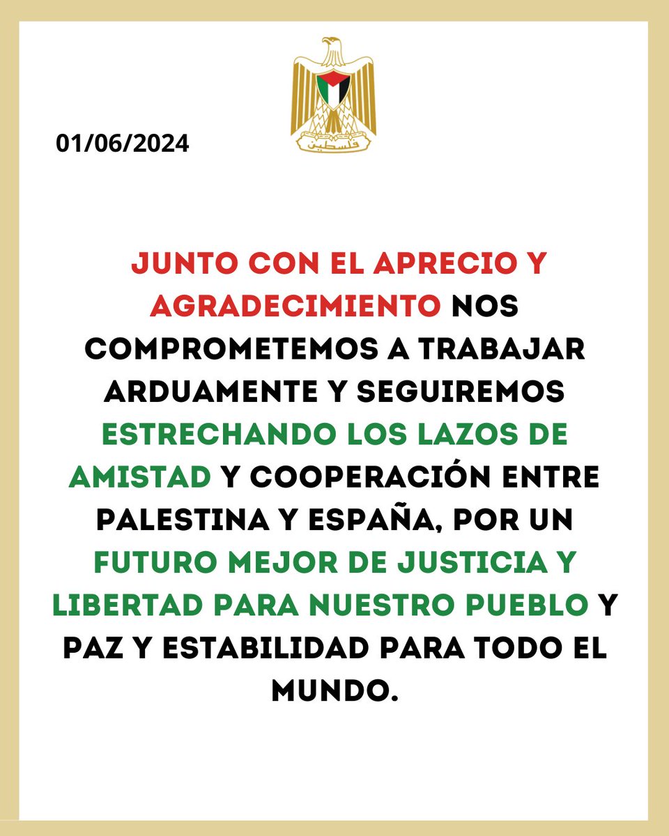 Embajada del Estado d Palestina en España 🇪🇦🇵🇸 tweet media