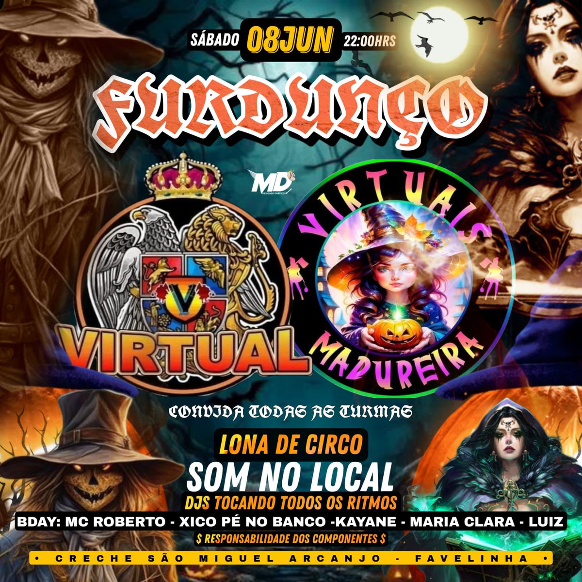 VirtualDeMadur1's tweet photo. Furdunço de bobo com as @virtuais2025 só chegar rapaziada e meninas de outras turmas todos serão bem vindos .! https://t.co/KaNk6xH3rO