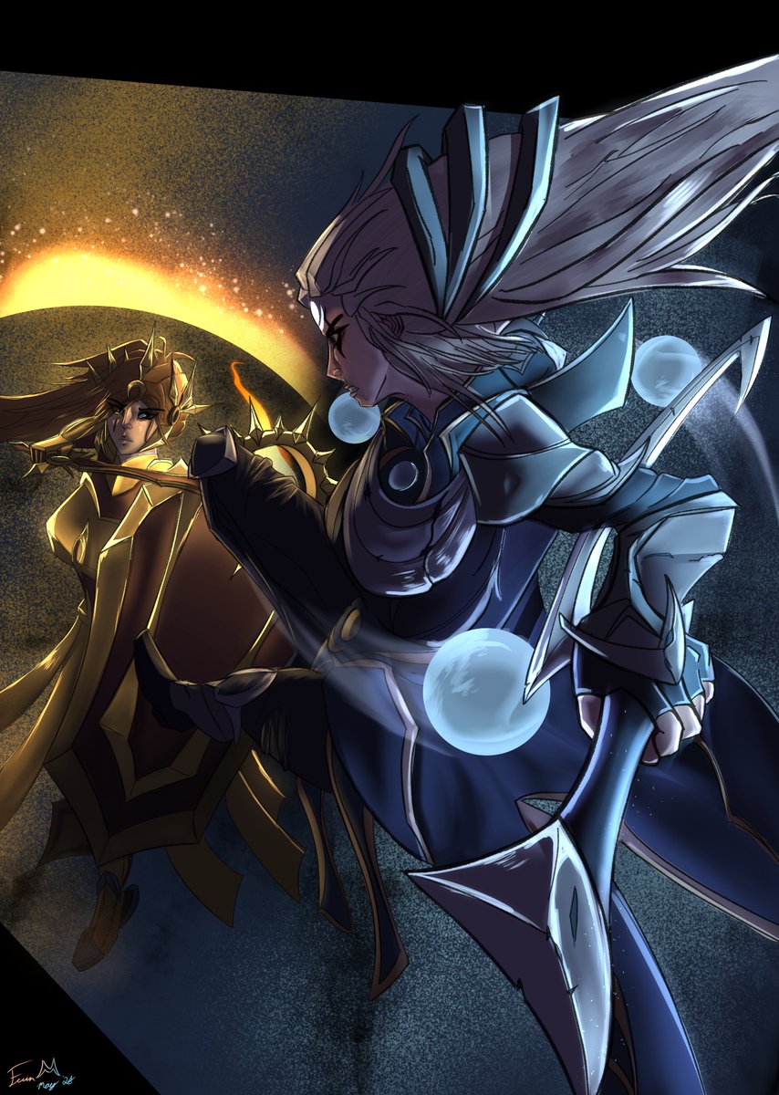 Leona and Diana
#LeagueOfLegends #fanart #art #digitalart #clipstudiopaint