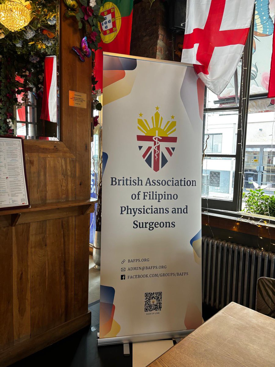 EraBalentogo's tweet photo. Thank you @fitzroviabelle1 for hosting the first British Association of Filipino Physicians and Surgeons #BAFPS https://t.co/kcSM1ryMS9