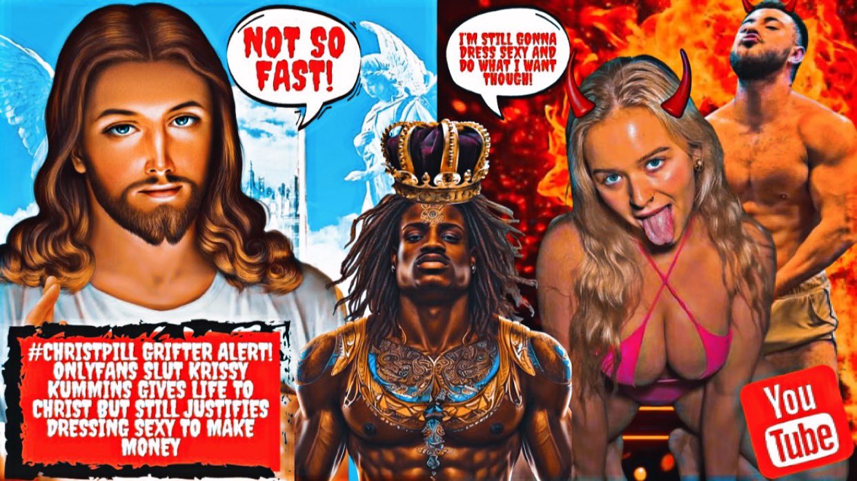ReclaimD1 على X: 🚨Pt. 2 of the ChristPill Exposé of Krissy Kummins  former OF MODEL NOW Born Again Virgin Available NOW ‼️🚨 ChristPill  Grifter Onlyfans Slut Krissy Kummins AKA @haleyissaved Gives Life