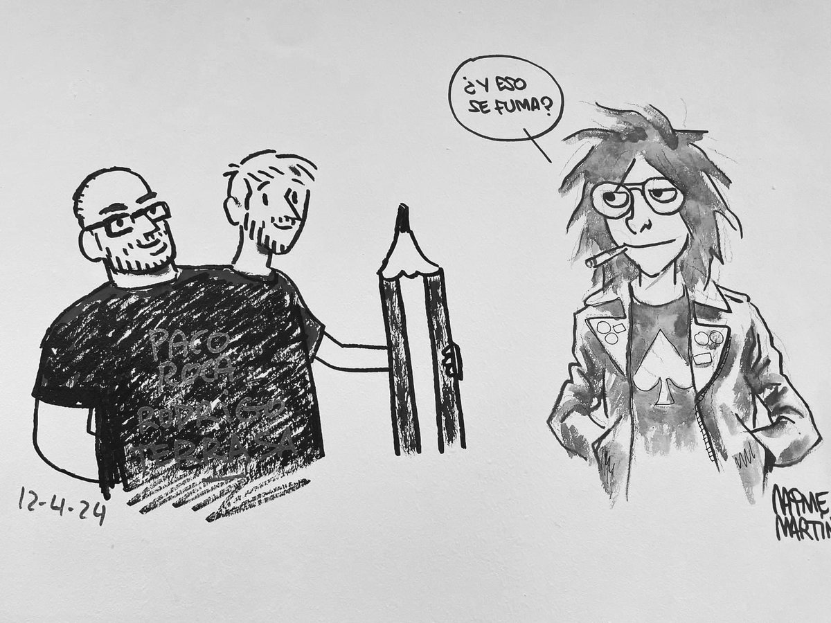 mataderounolib's tweet photo. Jaime Martín ya echa un pito con Paco Roca y Rodrigo Terrasa en nuestra pared. 💥🖤
#jaimemartín #pacoroca #rodrigoterrasa #cómic #ilustración #mataderouno #oviedo #uviéu #oviedoescultura https://t.co/u4kQcWOvIR